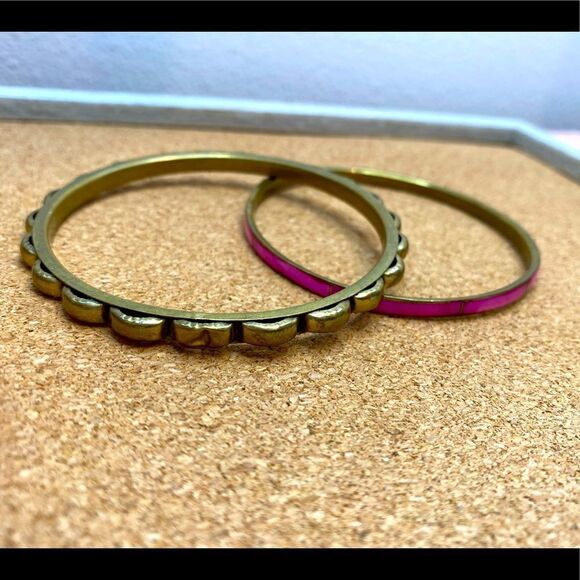 Bollywood bangle set pink inlay - Picture 1 of 7